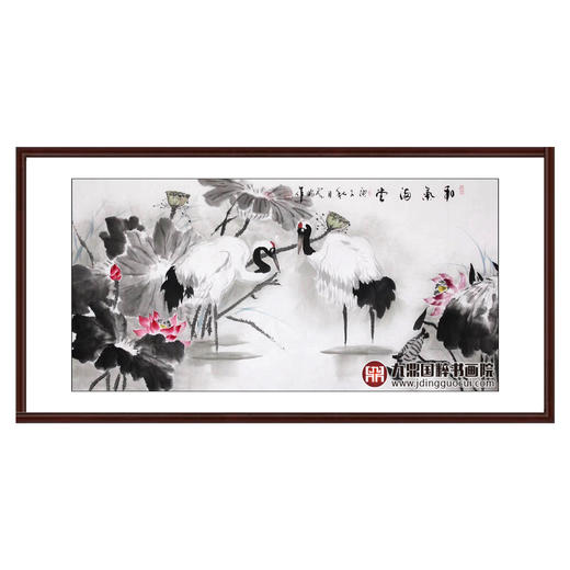 高云鹏《和气满堂》68*138cm 花鸟横幅作品 茶室/卧室挂画 商品图0