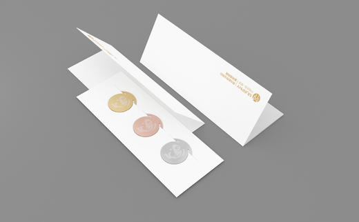 【墨菲】财富鱼 圆形金属书签（三色套装） 商品图3