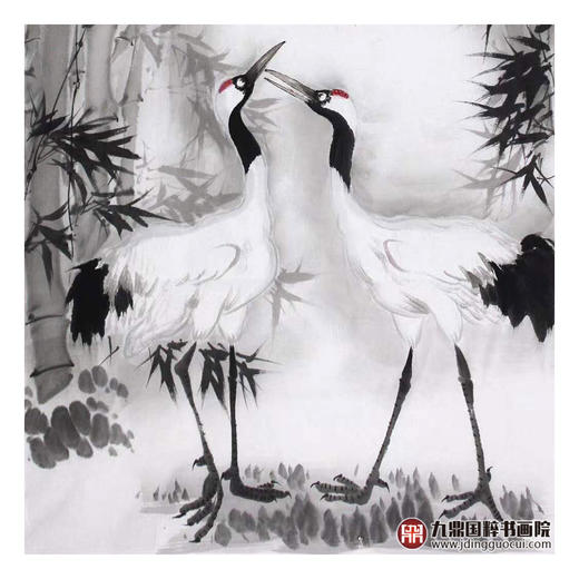 高云鹏《清风祥和》68*138cm 花鸟竖幅作品 茶室/书房/玄关挂画 商品图5