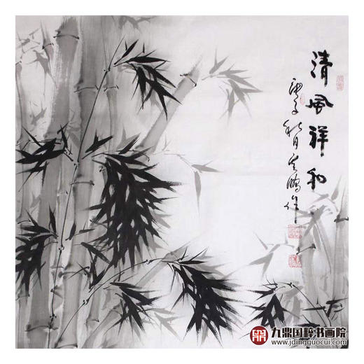 高云鹏《清风祥和》68*138cm 花鸟竖幅作品 茶室/书房/玄关挂画 商品图4