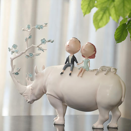 吴琼艺术 恋爱的犀牛 商品图2