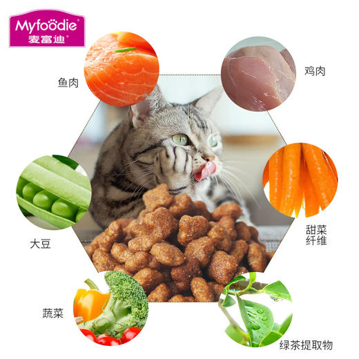 麦富迪全价三文鱼油/舒然全价全期鱼油三文鱼猫粮成猫幼猫可选 商品图2