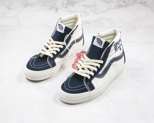 万斯 高帮 刺绣 字母 涂鸦 黄白色、黑白色 Don't Trip 硫化真标 商品图0