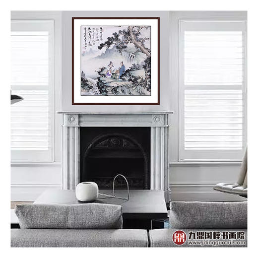 高云鹏《人物作品》68*68cm 人物斗方作品 茶室/客厅挂画 商品图2