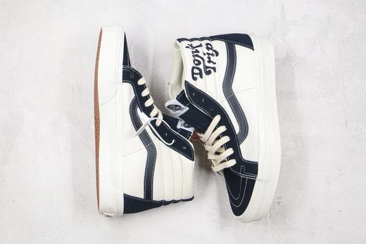 万斯 高帮 刺绣 字母 涂鸦 黄白色、黑白色 Don't Trip 硫化真标 商品图1