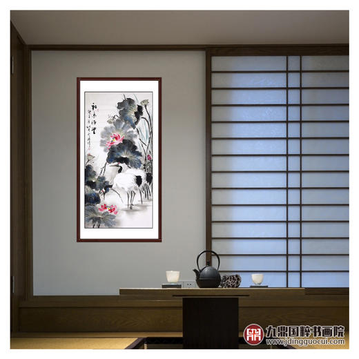 高云鹏《和气满堂》68*138cm 花鸟竖幅作品 茶室/书房/玄关挂画 商品图3