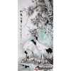 高云鹏《松鹤延年》68*138cm 花鸟竖幅作品 茶室/书房/玄关挂画 商品缩略图1