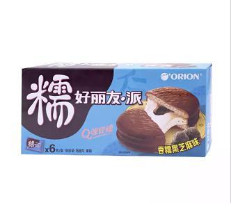 好丽友派香糯黑芝麻味168g/盒 商品图0