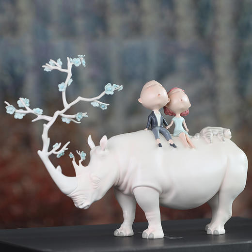 吴琼艺术 恋爱的犀牛 商品图4