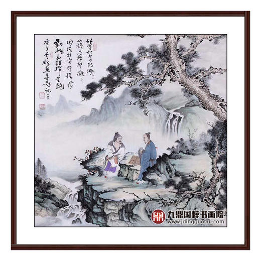 高云鹏《人物作品》68*68cm 人物斗方作品 茶室/客厅挂画 商品图0