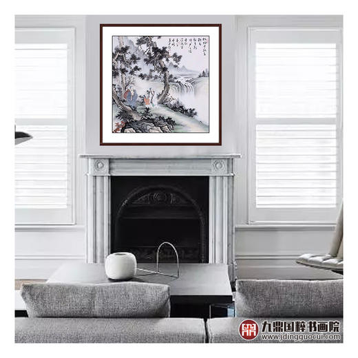 高云鹏《人物作品》68*68cm 人物斗方作品 茶室/客厅挂画 商品图2