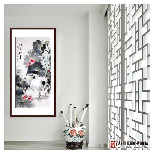 高云鹏《和气满堂》68*138cm 花鸟竖幅作品 茶室/书房/玄关挂画 商品图2