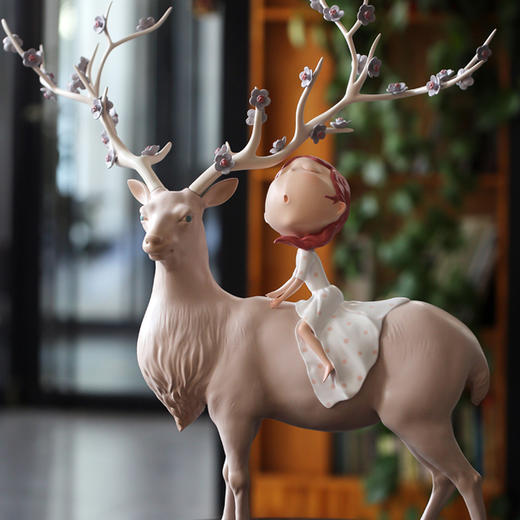 吴琼艺术 风中的童花 商品图2