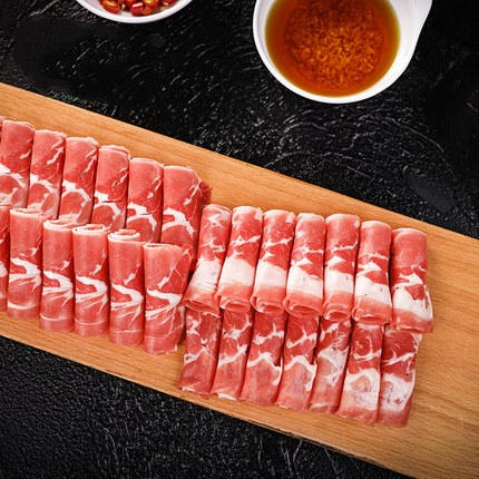 内蒙古巴彦淖尔原切上脑羊肉卷200g 商品图1