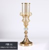 【家居摆件】*欧式金属玻璃浪漫烛台样板间装饰品客厅餐桌奢华家居餐厅美式摆件 商品缩略图6