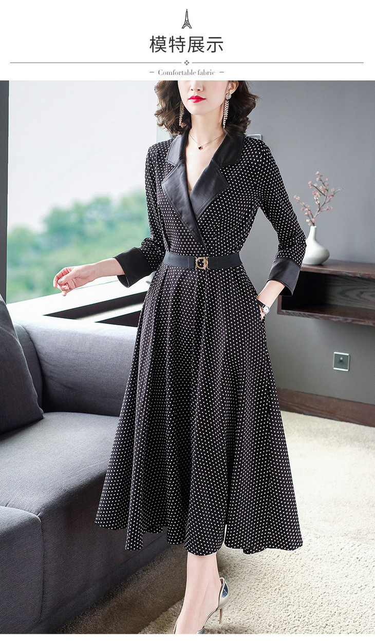 初秋女装气质成熟风西装连衣裙jxy-66a11003350080