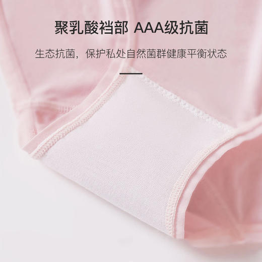 C+乳酸抗菌内裤，裸氨织造，植物印染，抑菌纤维，裸感体验 商品图3