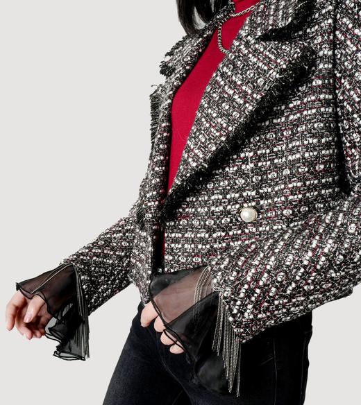 袖口可拆大西服领夹克 商品图4