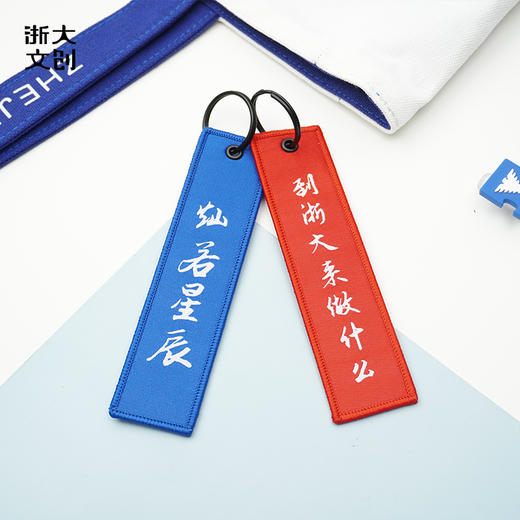 【浙大文创】浙江大学经典两问钥匙扣 商品图0