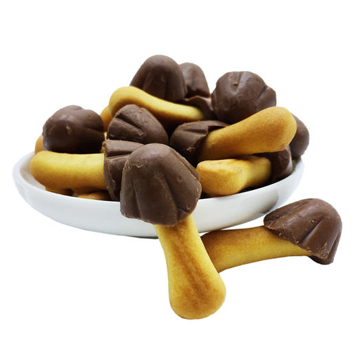 好丽友蘑古力红豆巧克力味