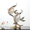 双飞鱼  澳洲真贝系列 贝壳鱼摆件结婚礼物送新人欧式轻奢创意高档客厅玄关酒柜家居装饰品 创意 时尚 鱼 精美 摆件 商品缩略图3