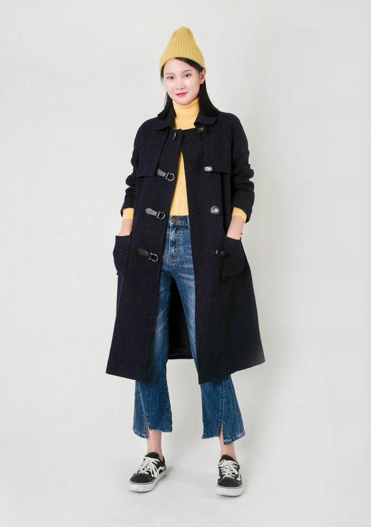 翻领学院风风衣 商品图0