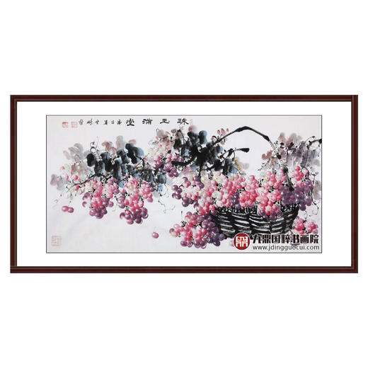 高云鹏《珠玉满堂》68*138cm 花鸟横幅作品 茶室/卧室挂画 商品图0