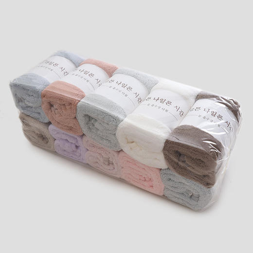 柔软珊瑚绒洗脸毛巾 家居日用洗脸吸水透气毛巾 商品图10