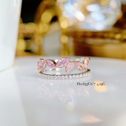 「露」0.745克拉粉钻戒指 商品图2