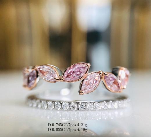 「露」0.745克拉粉钻戒指 商品图4