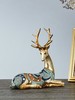 描金招财鹿摆件 客厅电视柜酒柜卧室家居饰品结婚礼物乔迁礼品 时尚摆件 大气 商品缩略图3