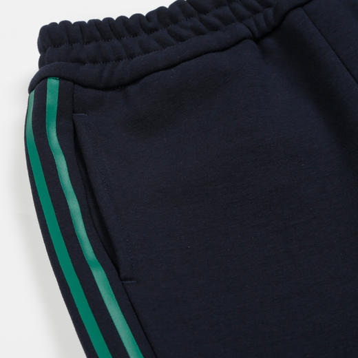 METTE童装男童加绒偏厚保暖针织裤时尚条纹装饰休闲运动长裤子 商品图3