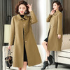 上海旗袍厂KQ-838020双面羊绒大衣女中长款2020秋冬新款时尚气质娃娃领双面呢羊毛外套 商品缩略图1