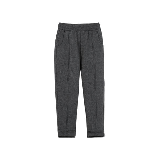 METTE童装女童运动休闲长裤2020秋冬新品中大童加绒保暖针织裤子 商品图6