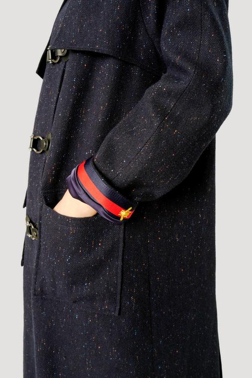 翻领学院风风衣 商品图4