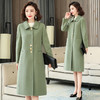 上海旗袍厂KQ-838020双面羊绒大衣女中长款2020秋冬新款时尚气质娃娃领双面呢羊毛外套 商品缩略图3