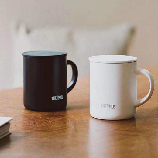 膳魔师马克杯水杯保温保冷杯咖啡男女泡茶杯手柄办公室不锈钢 280ml 商品图6