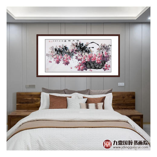 高云鹏《珠玉满堂》68*138cm 花鸟横幅作品 茶室/卧室挂画 商品图3