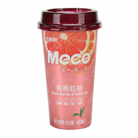 香飘飘桃桃红柚果汁茶饮料400ml/杯