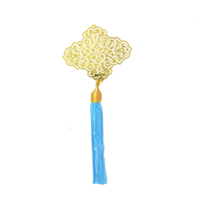 吉祥云卷流苏书签