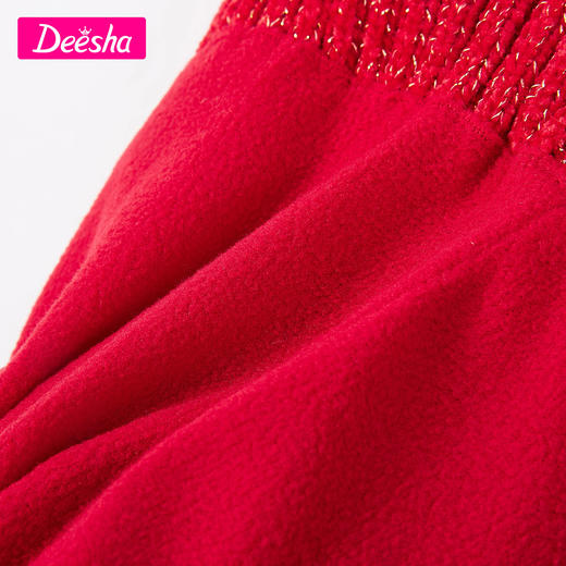 笛莎童装女童帽子冬季新款儿童时尚洋气毛线帽女宝宝绒里针织帽 商品图2