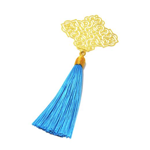 吉祥云卷流苏书签 商品图1