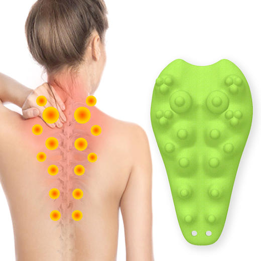 小鳄鱼按摩牵引枕，24点按摩专利，覆盖颈椎后背 商品图0