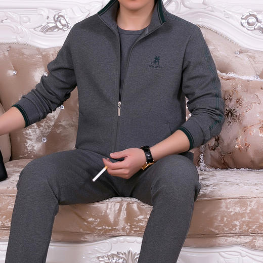 SP-10182YUO男外套爸爸装休闲运动套装 商品图2