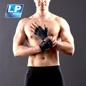 LP FT9200高透气耐磨防滑运动用半指手套 健身越野跑自行车