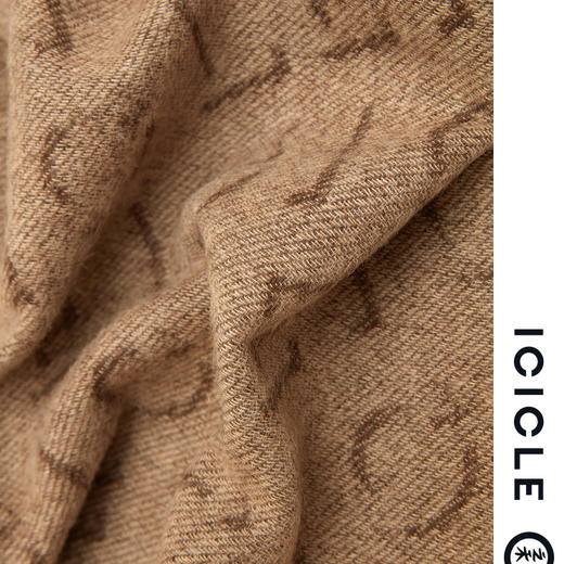 【限量发售Natural Way】ICICLE之禾女装驼绒牦牛绒原色围巾1C103126080A 商品图2