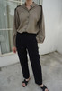 Viktoria Chan | AW2009 Arya Box Shirt [ 卡其绿上衣 ] 商品缩略图3