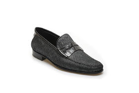 豪麟名鞋ARTIOLI男鞋布纹羊皮革商务鞋AR528S