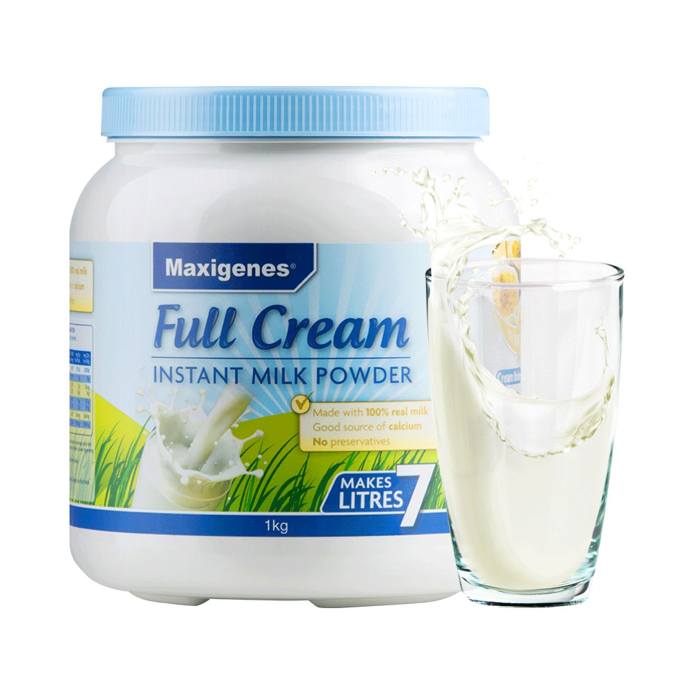 【保税区】美可卓蓝胖子全脂高钙中老年成人学生儿童奶粉1kg