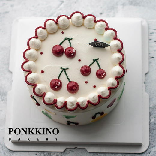 樱桃奶油手绘 商品图0